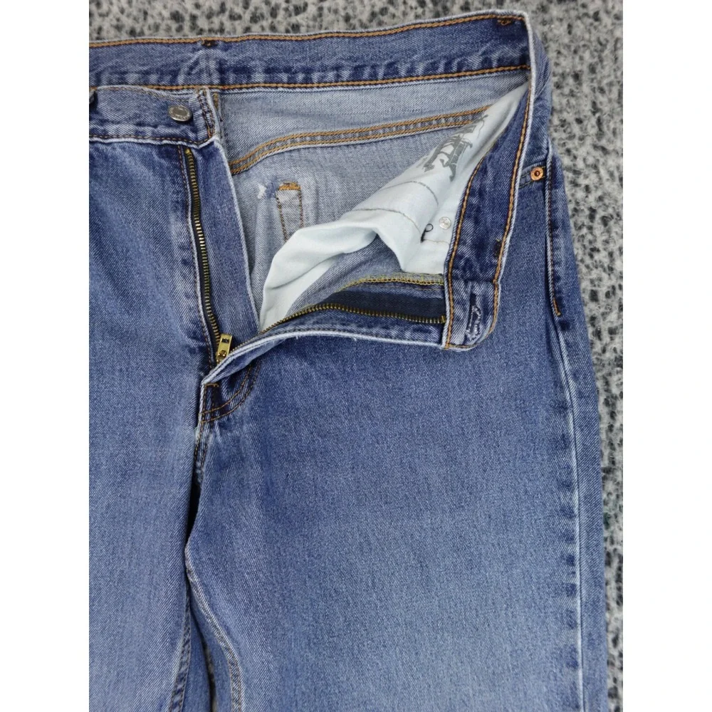 Levis 550 Regular Fit Blue Jeans Mens 36x32 Medium Wash Straight Leg‎ Denim